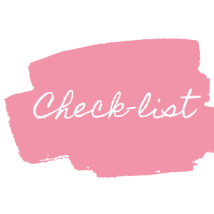 checklist matrimonio